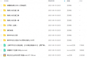 免费给vip会员分享几部幼儿动画片资源