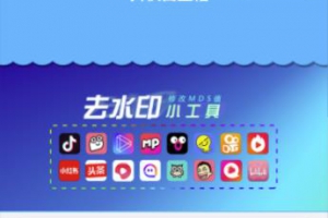 修复版视频网站去水印小程序源码