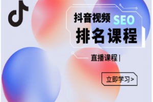 价值1680元的抖音SEO排名引流变现视频教程