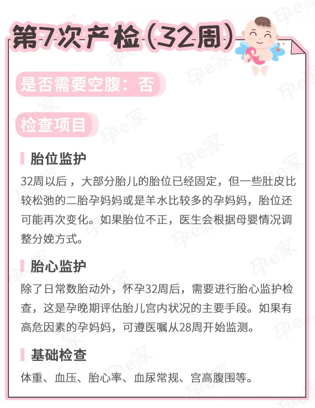 整个孕期的产检流程
