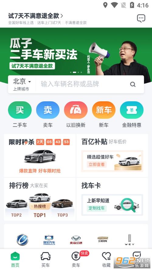 瓜子二手车 风投