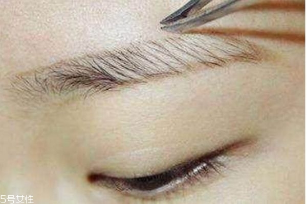 修平眉毛的技巧