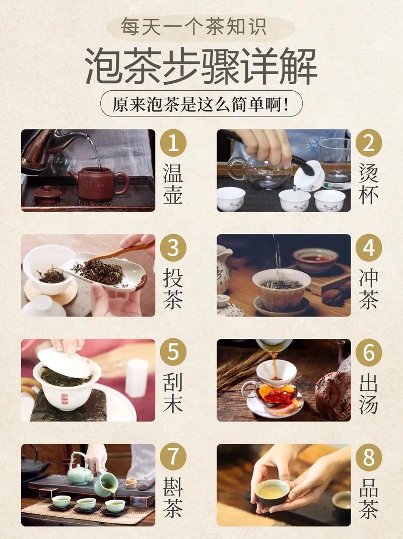紫砂壶泡茶步骤