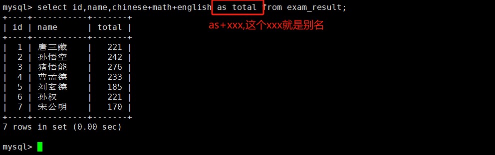 mysql分页查询sql语句