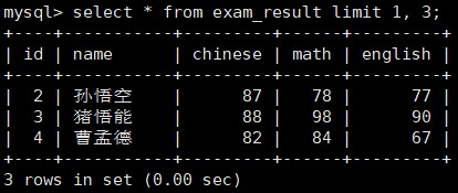 mysql分页查询sql语句