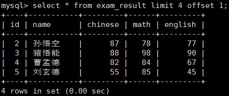 mysql分页查询sql语句
