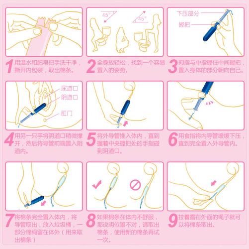 卫生巾的使用方法图解