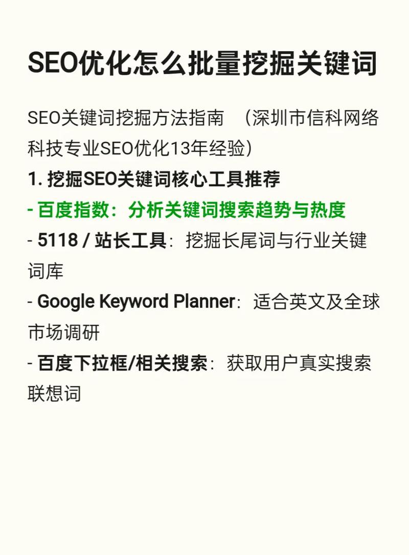 网站seo优化如何挖掘和提炼关键词？