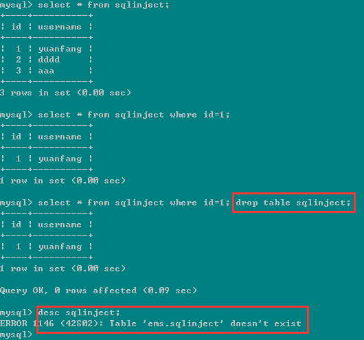 防止 sql 注入