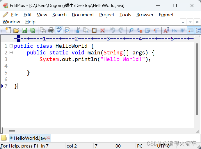 java -xms64m