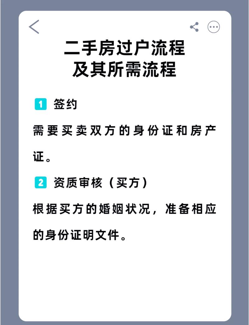 南京房屋买卖流程