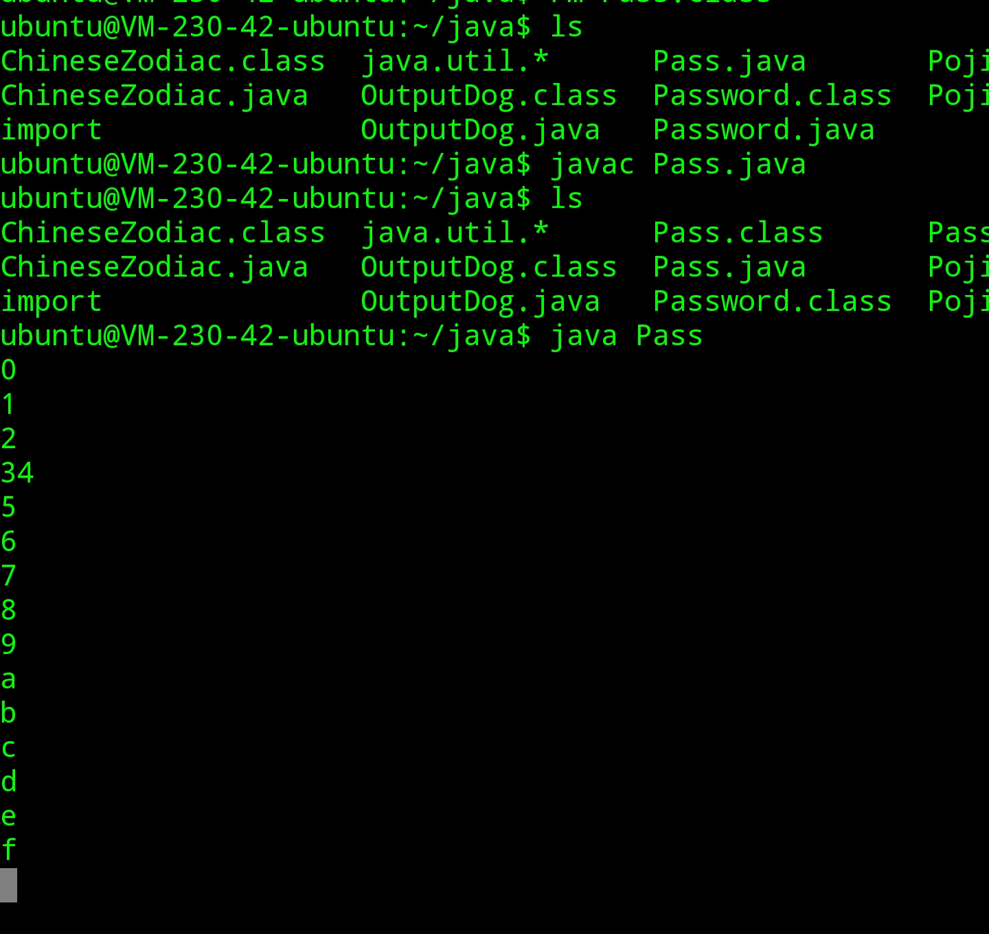 linux下运行java程序