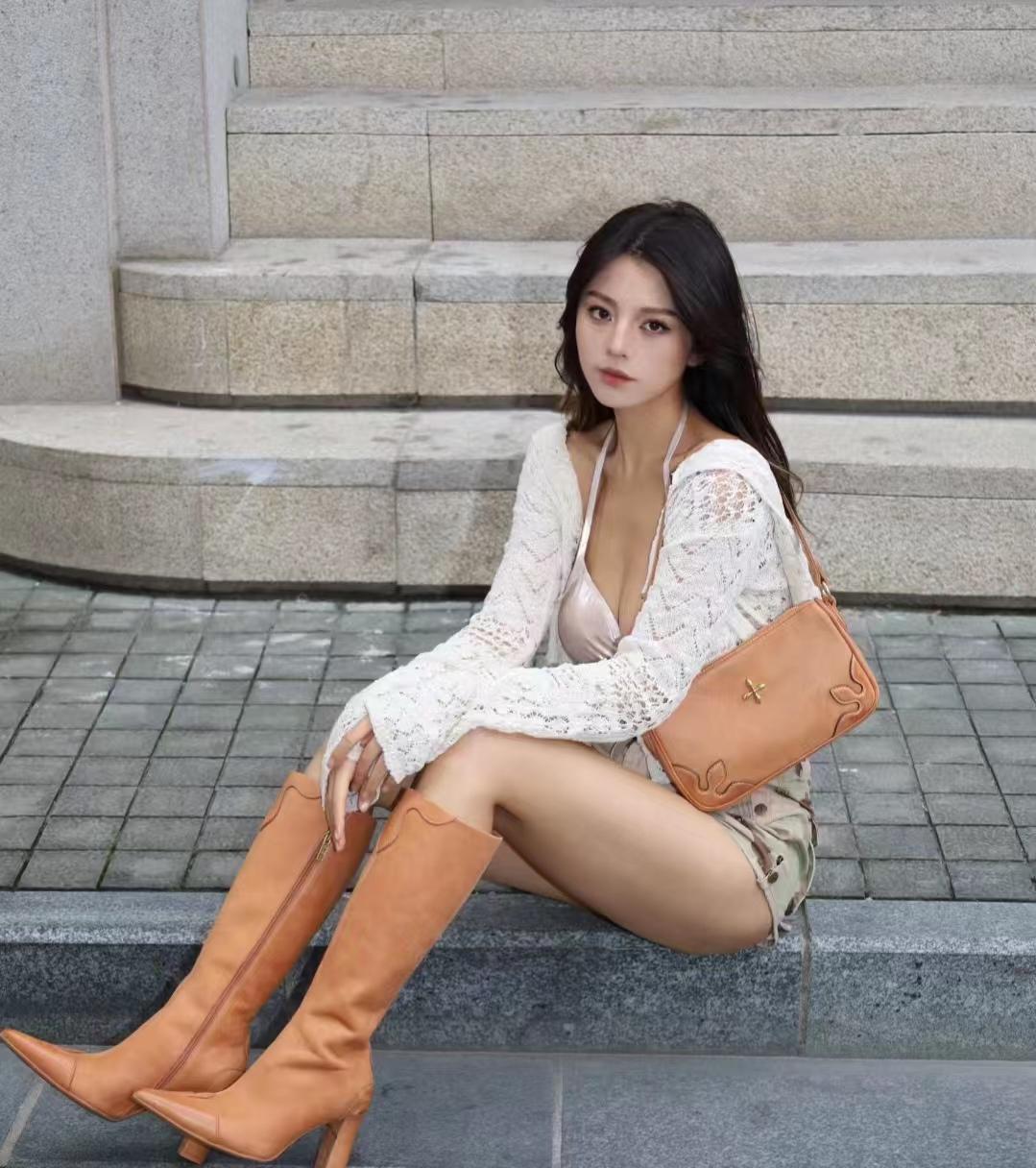 高腰短裤搭配什么上衣韩系
