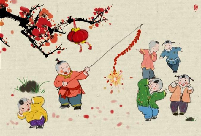 春节板报设计图案大全