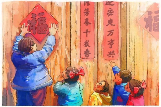 春节板报设计图案大全
