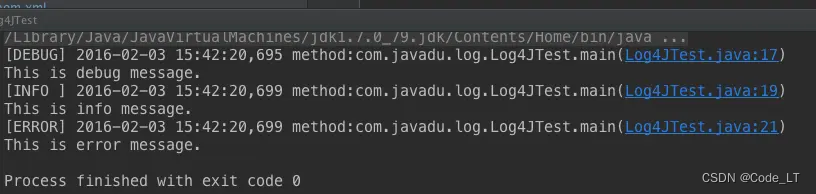 log4j jdbc sql