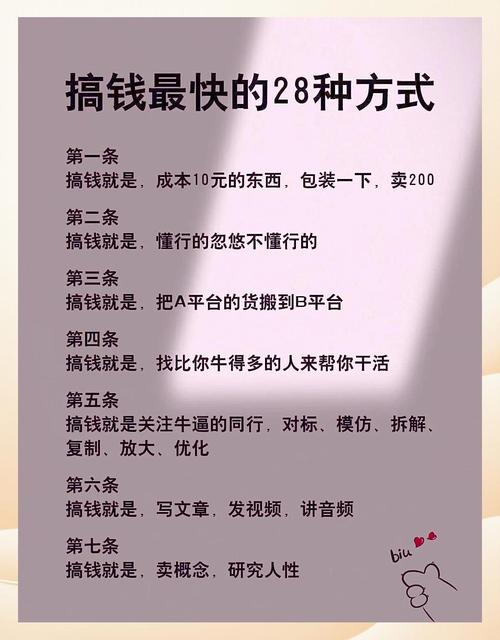 创业赚钱致富金点子