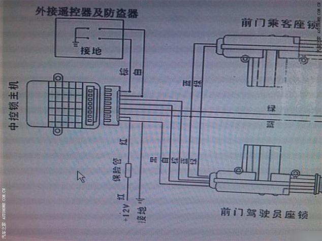 电动车防盗器图解 铁将军
