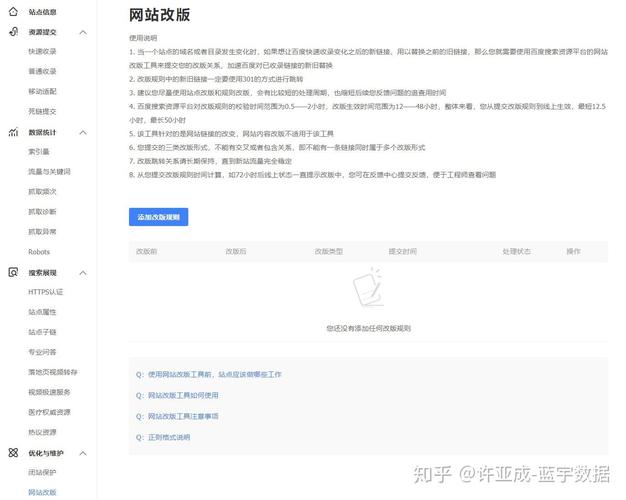 网站改版seo