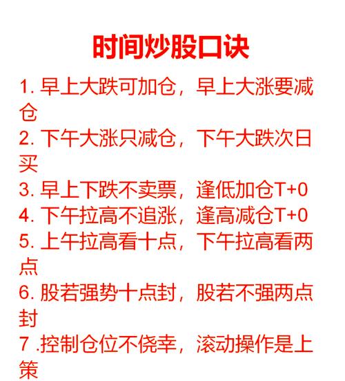 散户炒股绝招