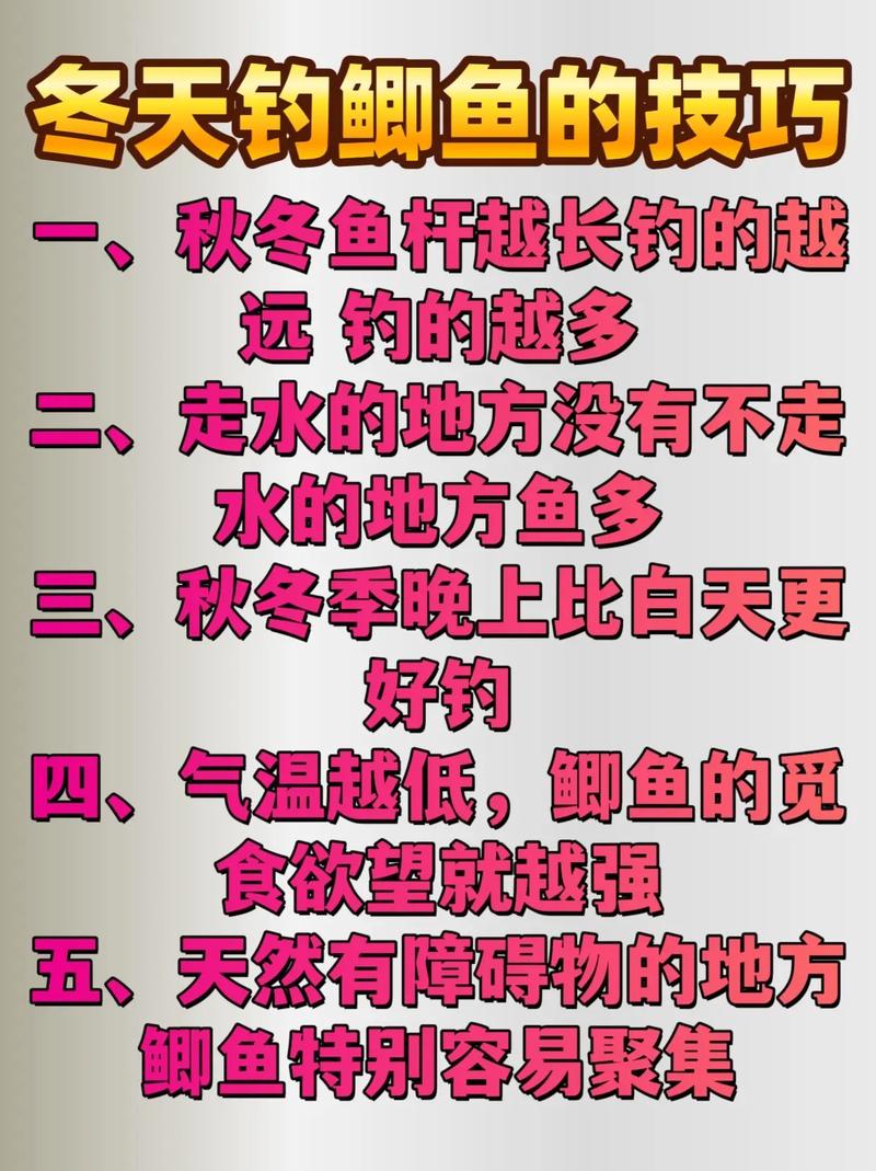 南方冬季江河钓鱼技巧