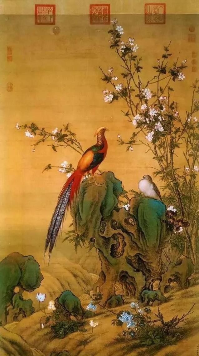 国画石头画法