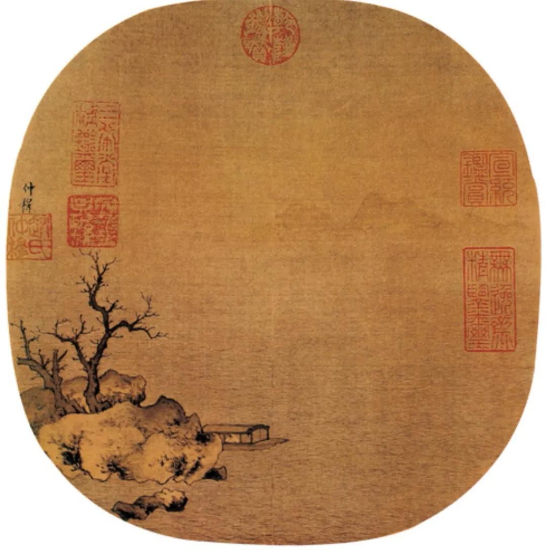 国画石头画法