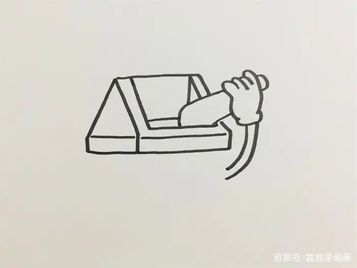 分类垃圾桶画法