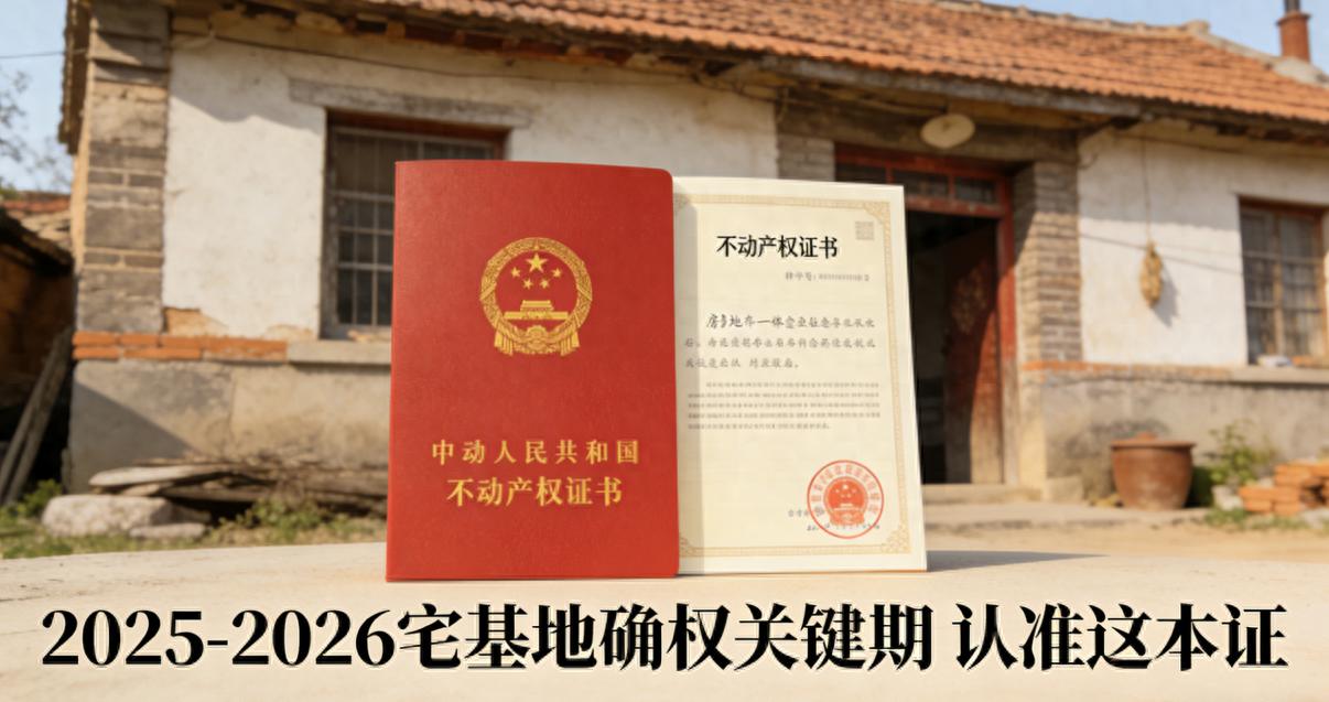 宅基地确权咋弄？2025-2026年是关键期，谁能办、要带啥文说透