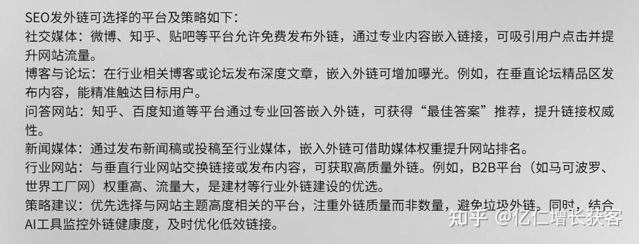 使用外链做seo