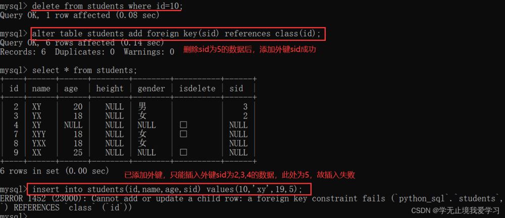 sql条件查询