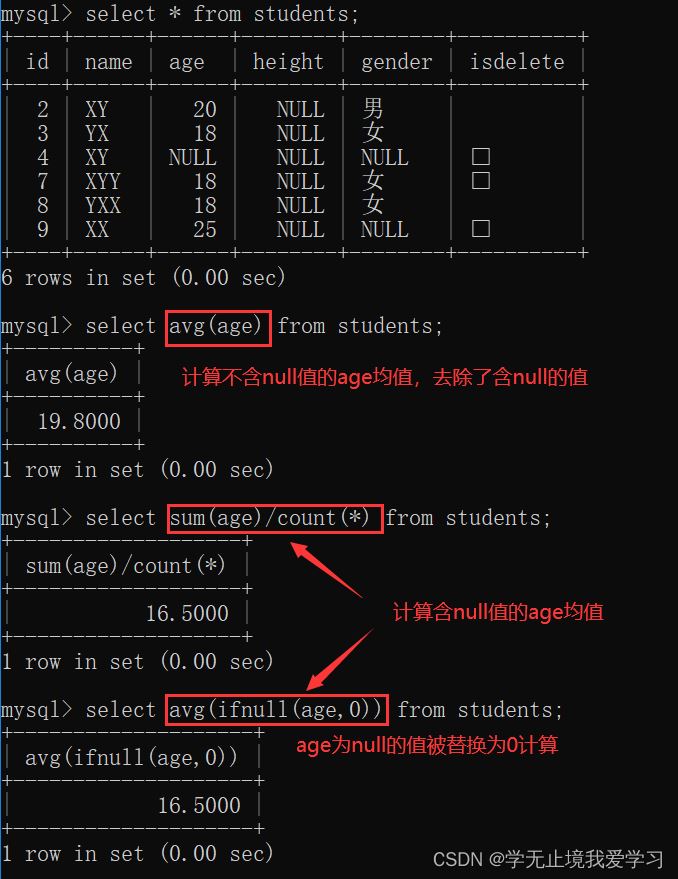 sql条件查询