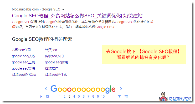 google seo优化