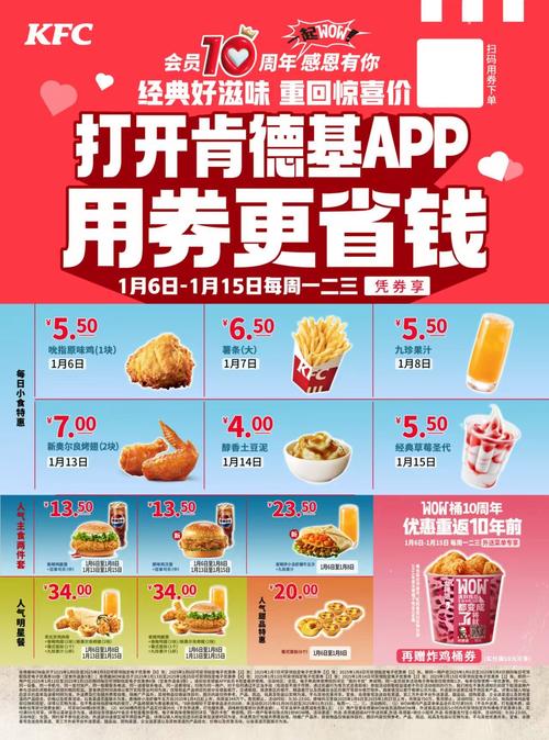 肯德基优惠券怎么获得