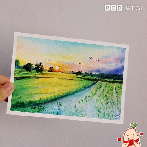 风景水彩画技法视频