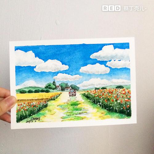 风景水彩画技法视频
