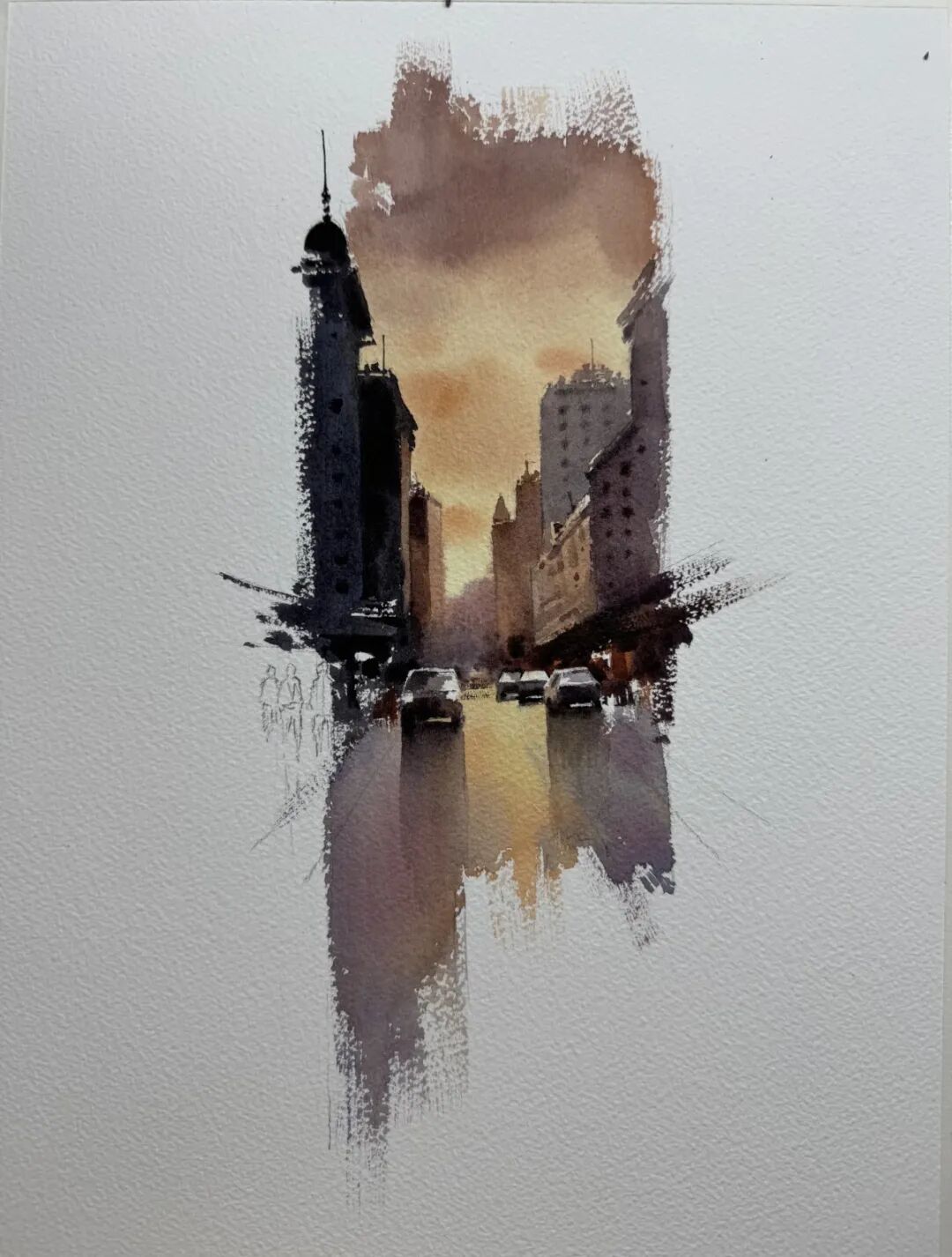 风景水彩画技法视频