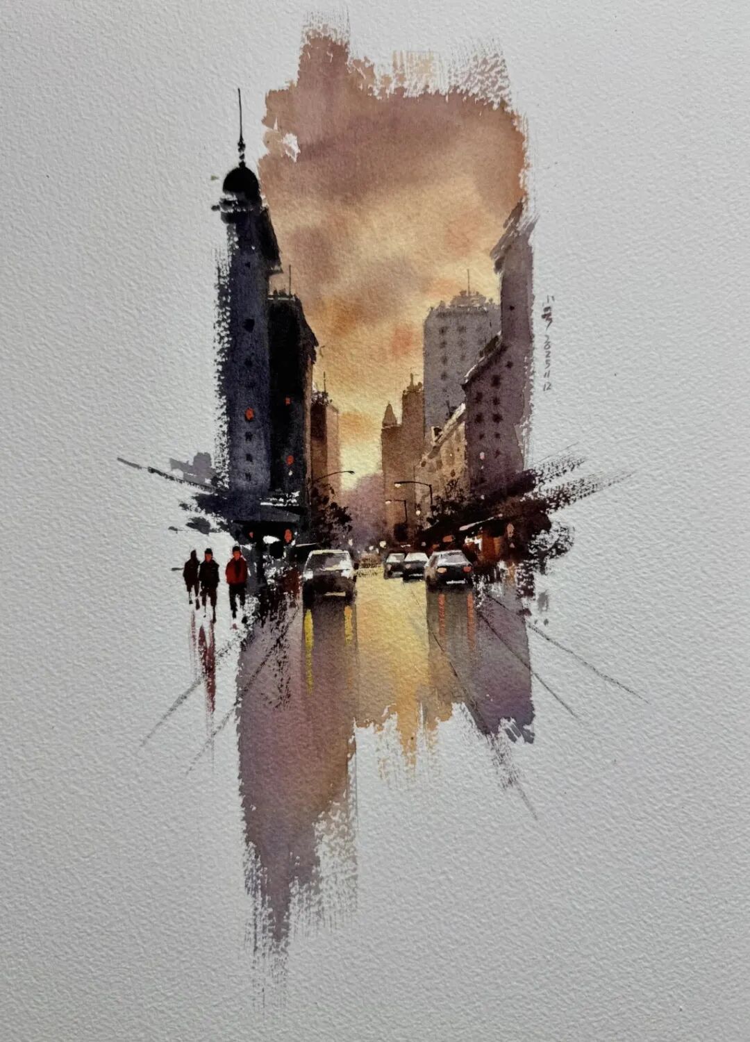 风景水彩画技法视频