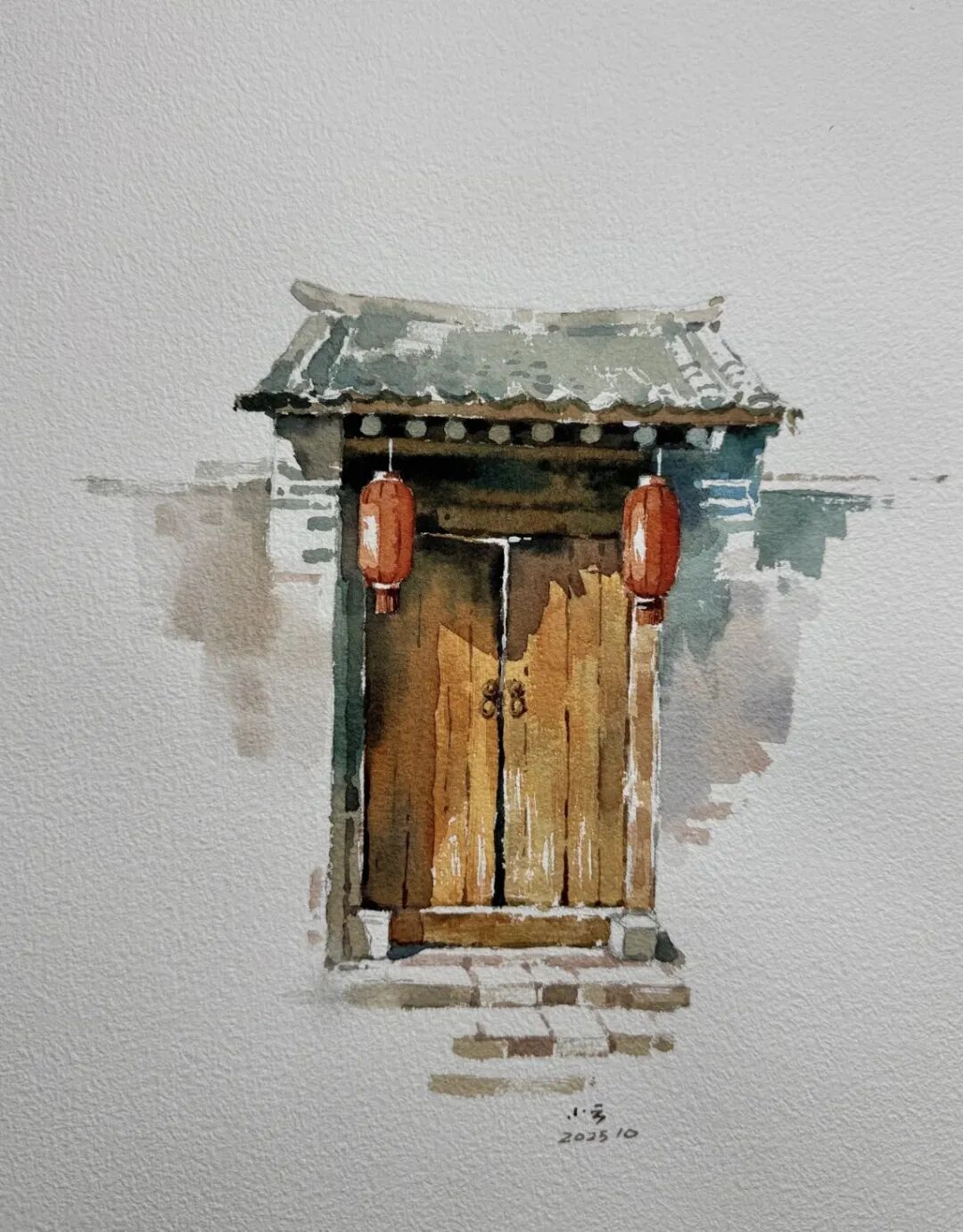风景水彩画技法视频
