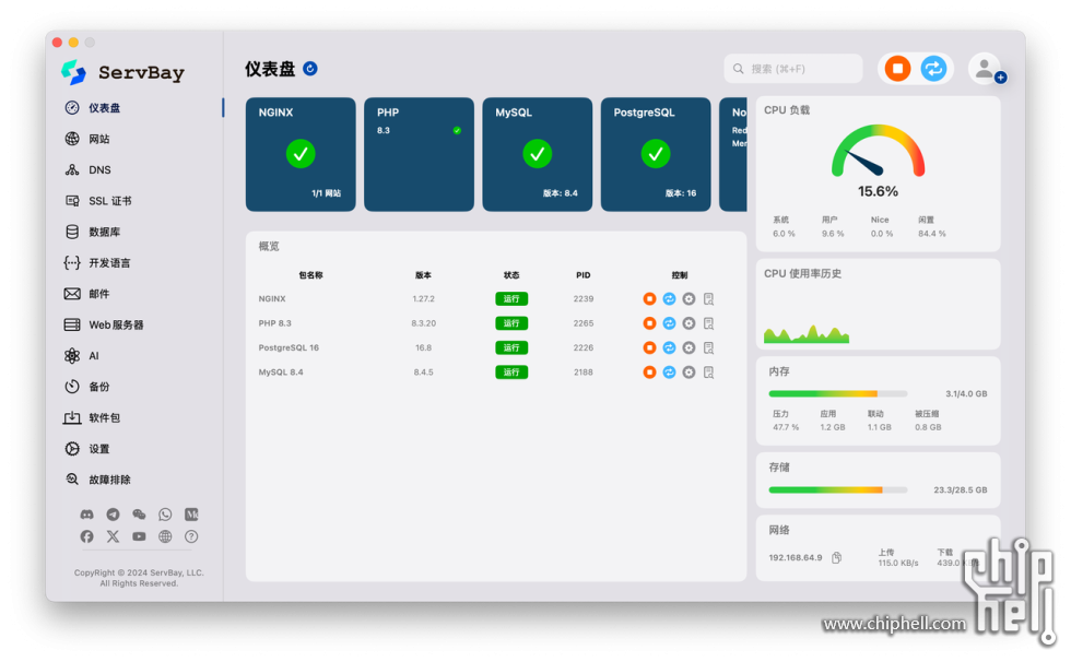 mac nginx php mysql