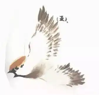 写意动感麻雀画法