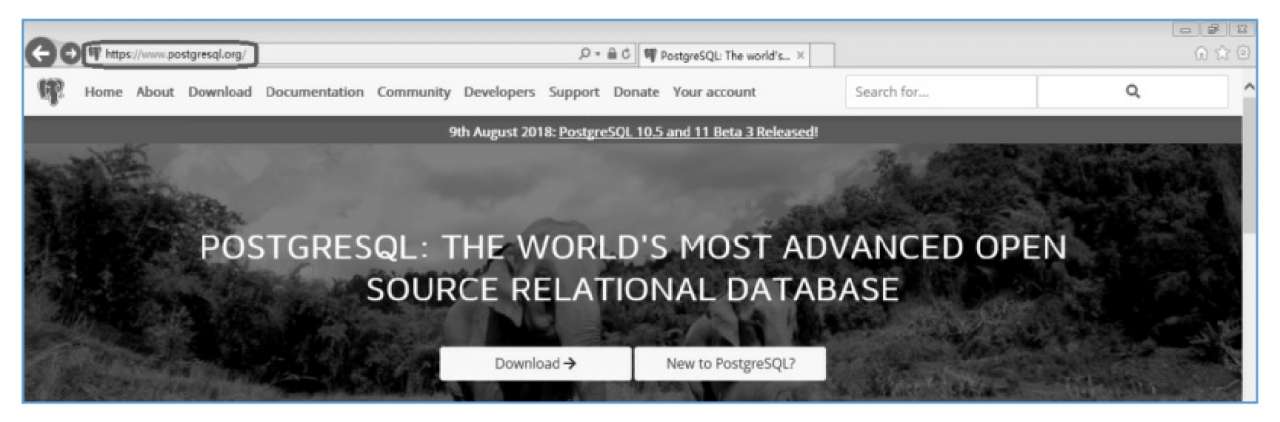 linux 启动postgresql 2.1.1 在Windows中安装PostgreSQL