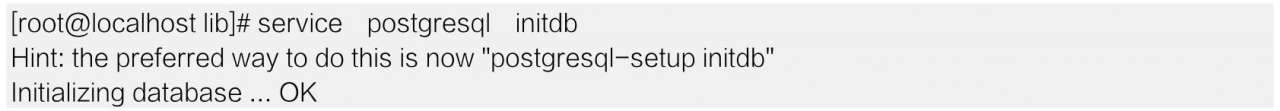 linux 启动postgresql