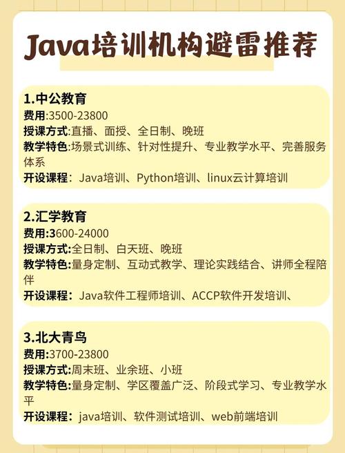 java开发培训班哪个好