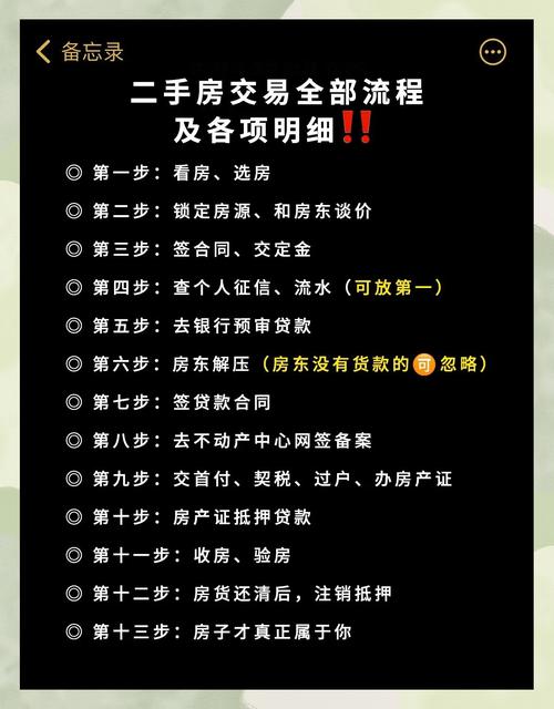 二手房交易流程及时间规定是什么？