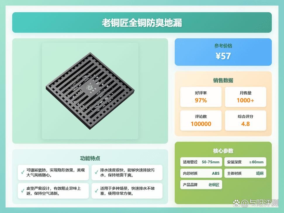 根治厕所臭味，卫生间防虫防臭地漏怎么选