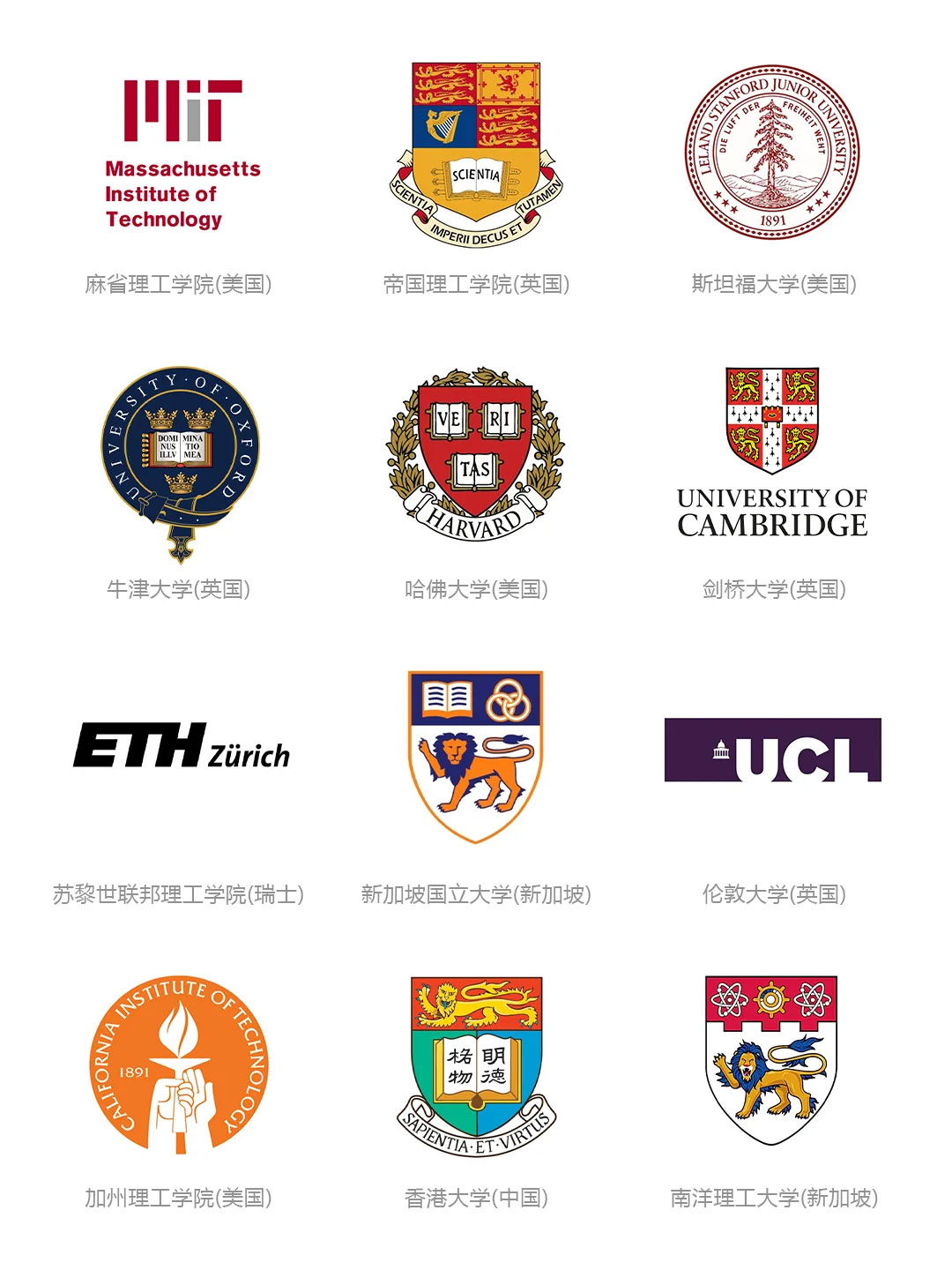 全球100所顶尖大学校徽与国内985高校校徽LOGO合集赏析，139款经典院校视觉设计图鉴