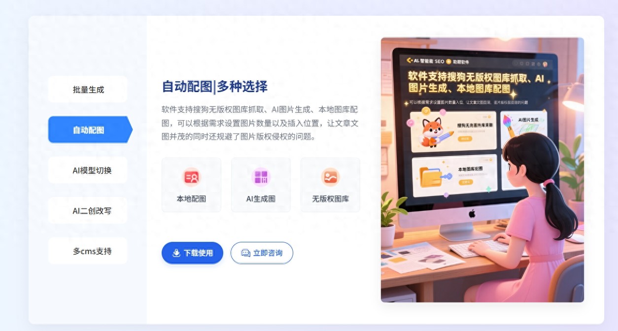 seo cms AI行业探索