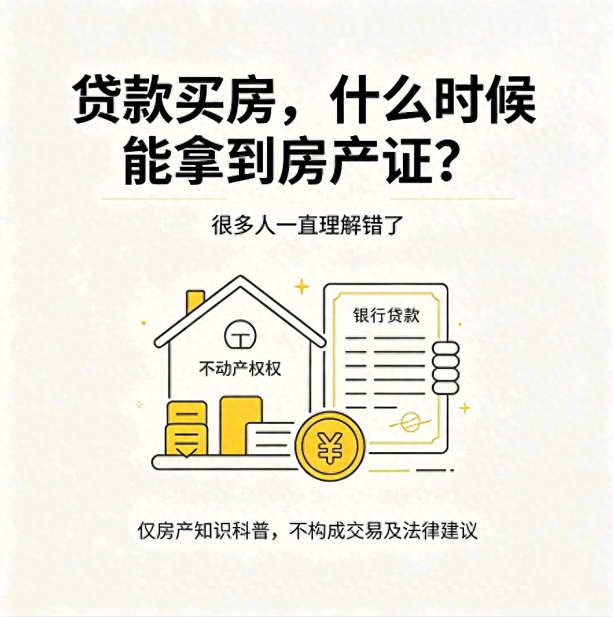 贷款买房，到底什么时候能拿到不动产权证？很多人一直理解错