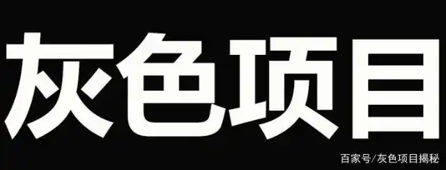 灰色项目暴利揭秘